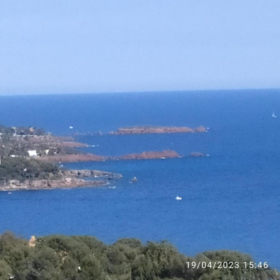 Studio 4P Vue Mer Calme Cap Esterel Saint-Raphaël Exterior foto